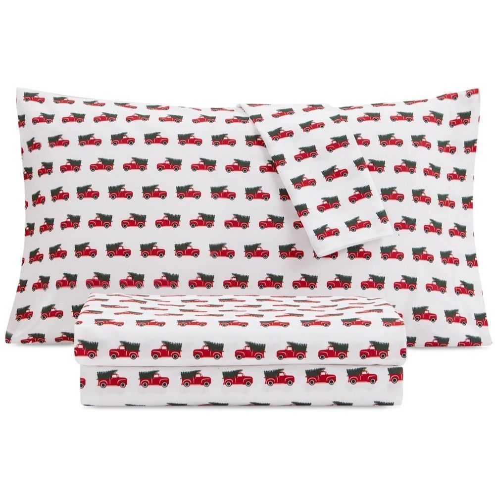 Jessica Sanders Holiday Microfiber 4-piece Sheet Set, Available in Queen & King